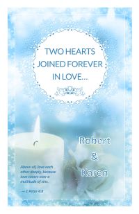 Wedding Program Cover Template 5 - Version 1